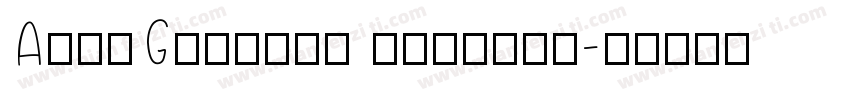 AxelGrotesk regular字体转换